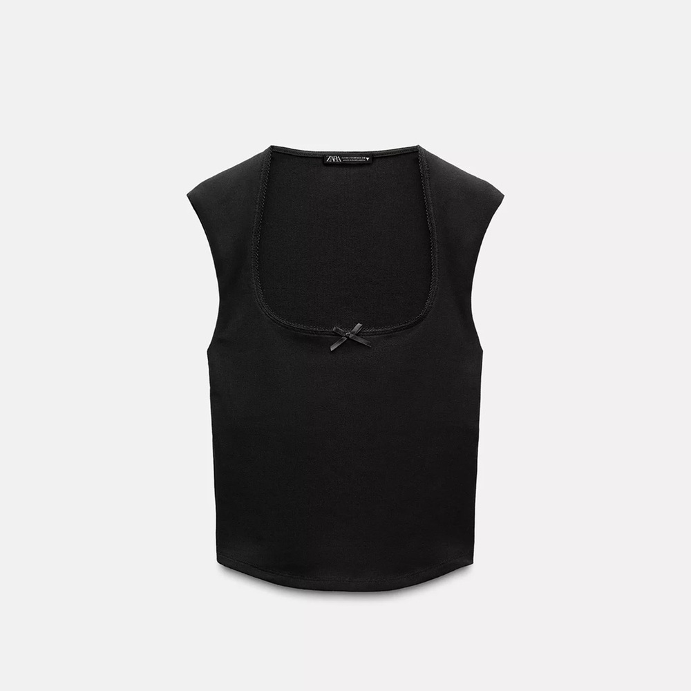 Zara Lace Trim Top